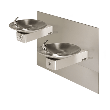 Wall Mount ADA Touchless/Push Button Fountain w/Mounting System